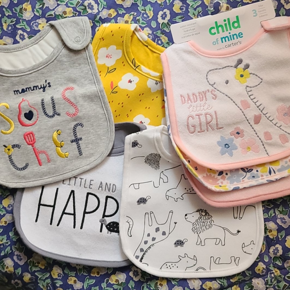 Bibs Carters Child of Mine NEVER USED